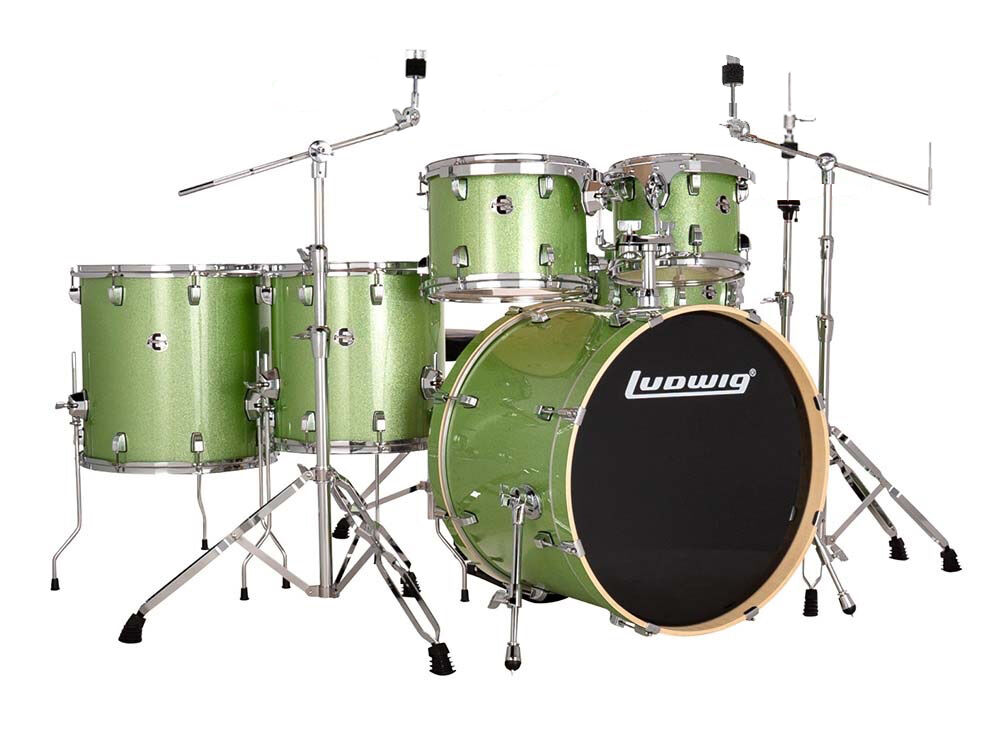 Ludwig Element Evolution LE622018 6 PC 22'' Mint  Davul Seti