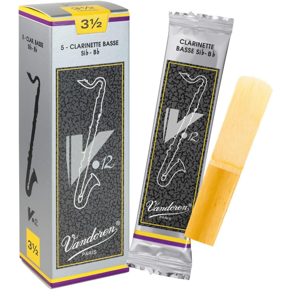 Vandoren V12 Bas Klarnet Kamışı (5li) No.3,5