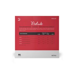 DADDARIO J101034 CELLO TEL SETİ, PRELUDE, 3/4, MEDIUM