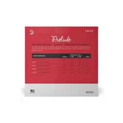 DADDARIO J1010 1/2M CELLO TEL SETİ, PRELUDE, 1/2, MEDIUM