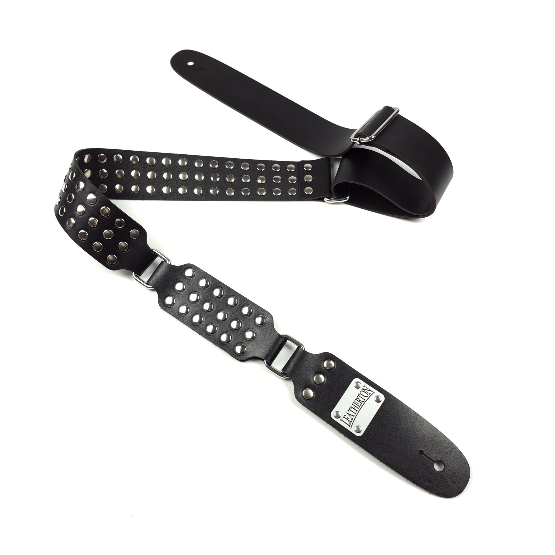 Leatherton LT Striker Hakiki Deri Gitar Askısı (Siyah)