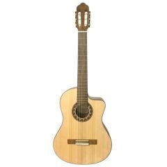 VALENCIA VC304CE ELEKTRO KLASİK GİTAR, CUTAWAY, 4/4, NATUREL