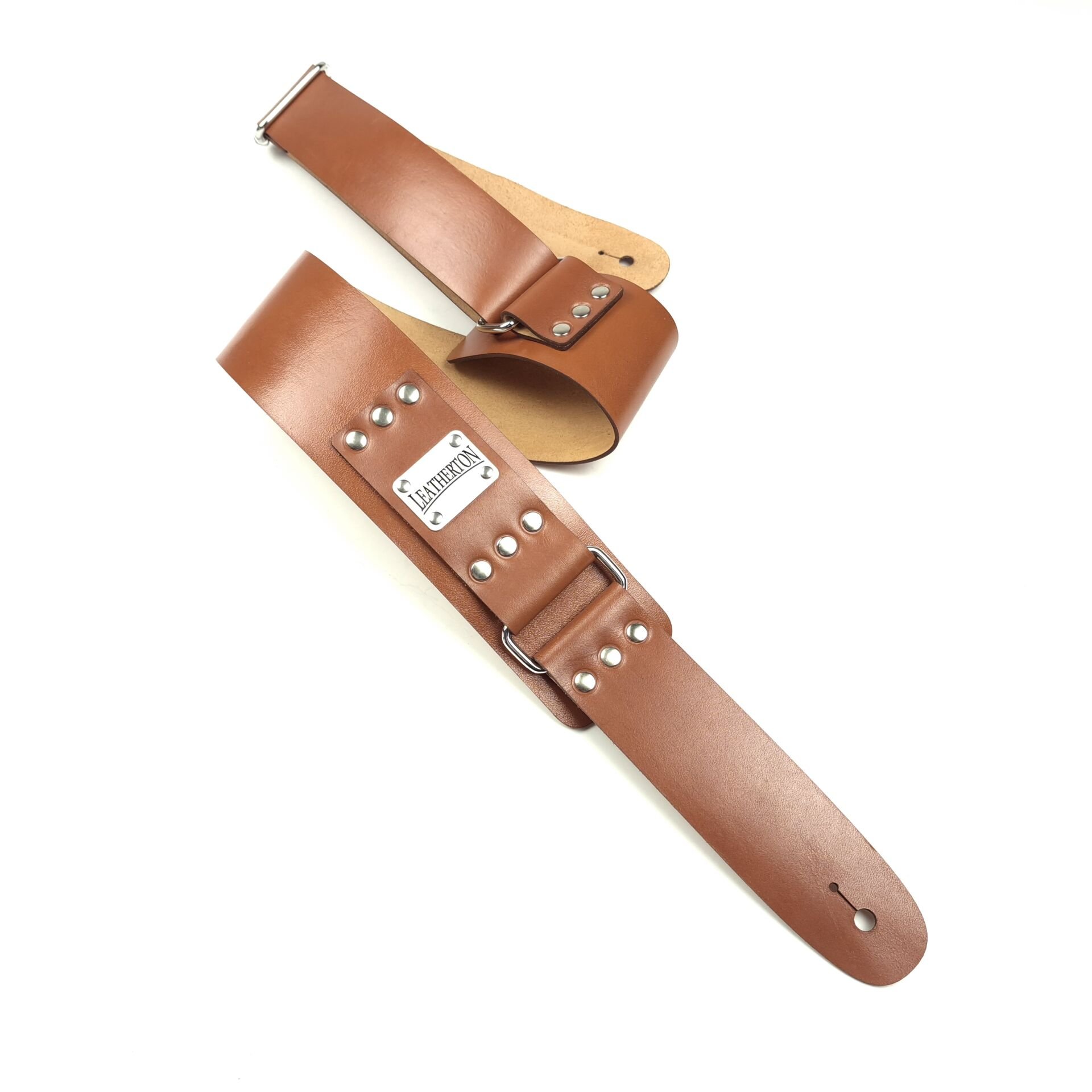 Leatherton LT Loader Hakiki Deri Gitar Askısı (Camel)