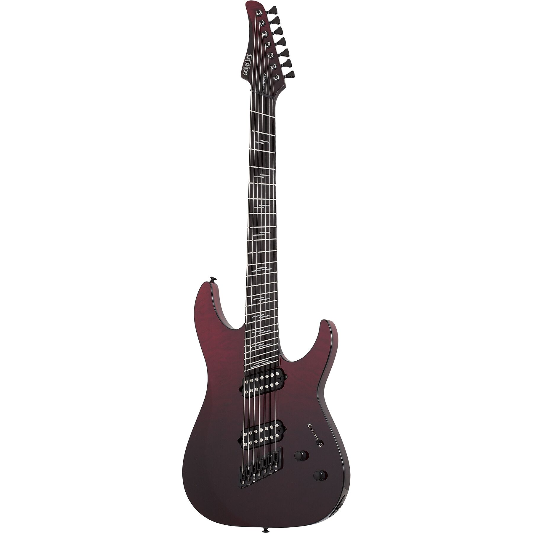 Schecter Reaper-7 Elite Multiscale 7 Telli Elektro Gitar (Blood Burst)