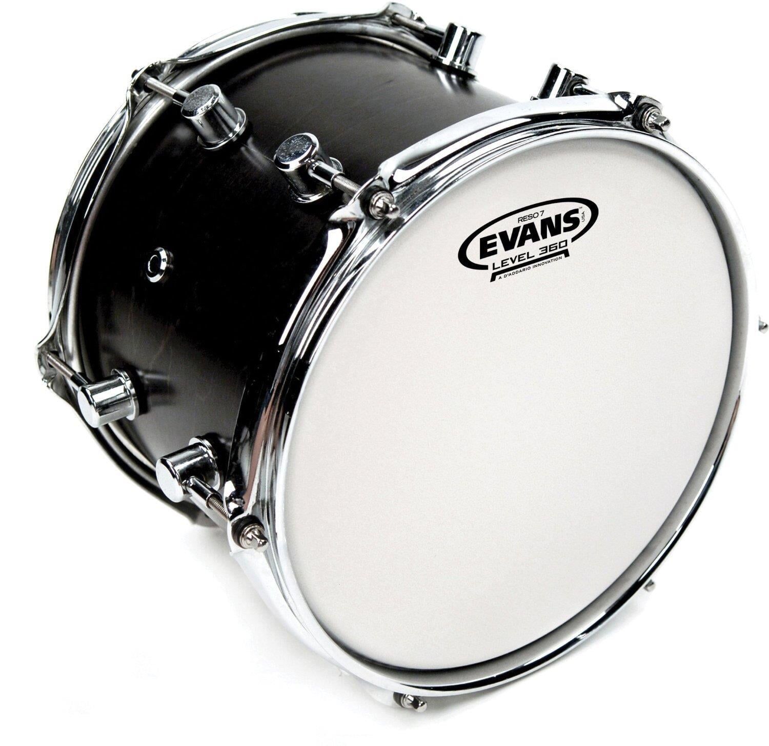 EVANS B16RES7 16'' DERİ RESO7 TOM ALT KUMLU BEYAZ TEK KAT (7 MİL)