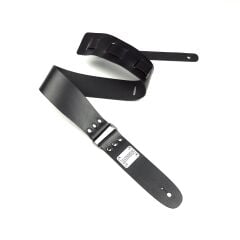 Leatherton Stinger Hakiki Deri Gitar Askısı (Siyah)
