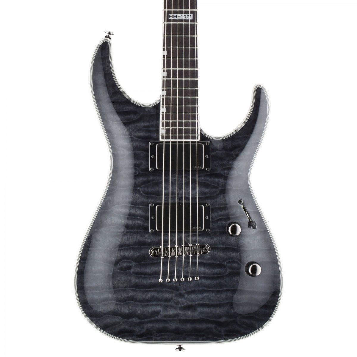 ESP LTD MH-1001 NT See Thru Black Elektro Gitar