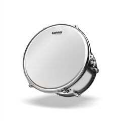 EVANS B14UV2-B 14'' DERİ TOM VE TRAMPET KUMLU BEYAZ ÇİFT KAT