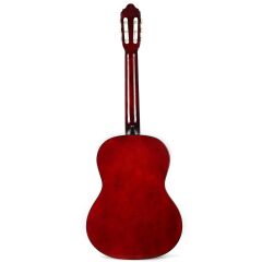 VALENCIA VC104TRDS KLASİK GİTAR, 4/4, KIRMIZI SUNBURST, SAP ÇELİKLİ