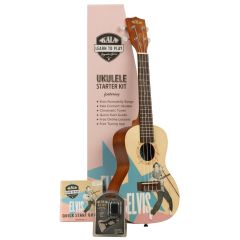 Kala Elvis Rockabilly Concert Ukulele Eğitim Seti