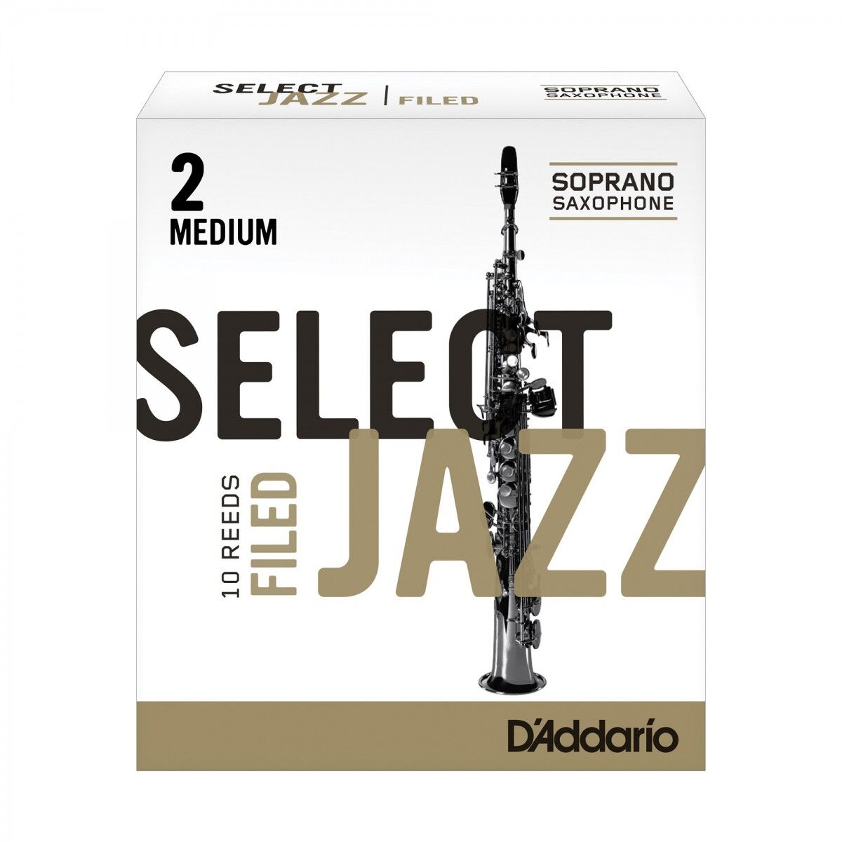 D'Addario Woodwinds Select Jazz RSF10SSX2M Soprano Saksafon Kamışı No:2 Medium