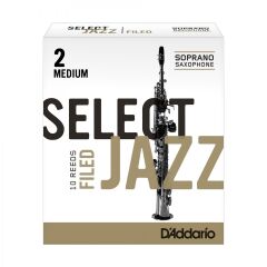 D'Addario Woodwinds Select Jazz RSF10SSX2M Soprano Saksafon Kamışı No:2 Medium