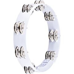 Meinl HTT10WH Stainless Steel Jingle 2-rows 10'' Tour Tamburin (Beyaz)