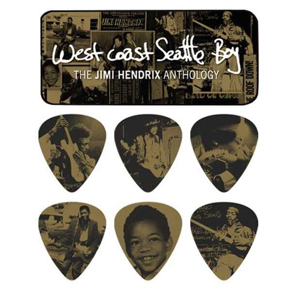Jim Dunlop Jimi Hendrix West Coast 6lı Pena Seti (Heavy)