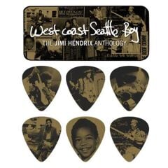 Jim Dunlop Jimi Hendrix West Coast 6lı Pena Seti (Heavy)