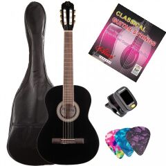 ALMİRA MG917-BK Tam Boy Yetişkin Klasik Gitar Seti