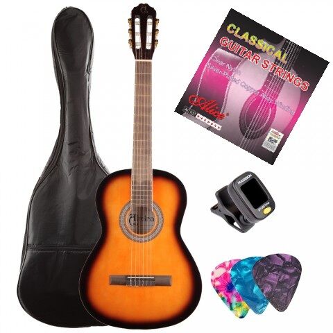 ALMİRA MG917-SB Tam Boy Yetişkin Klasik Gitar Seti
