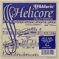 DADDARIO H513 CELLO TEK TEL, HELICORE, 4/4, G-(SOL), MEDIUM