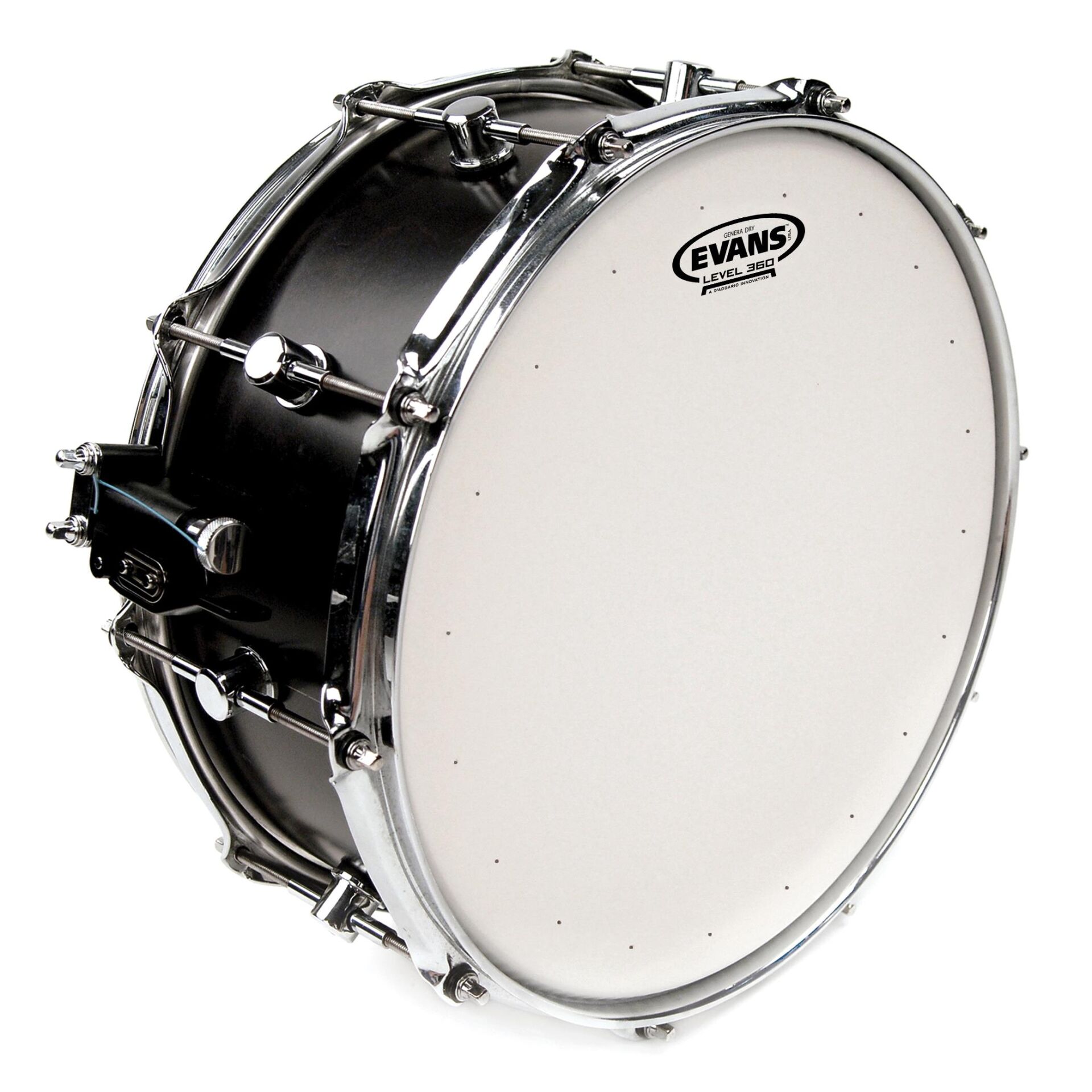 EVANS B14DRY 14'' DERİ GENERA TRAMPET KUMLU BEYAZ RİNGLİ
