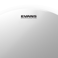 EVANS B13UV2 13'' DERİ TOM VE TRAMPET KUMLU BEYAZ ÇİFT KAT