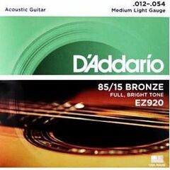 D'Addario EZ910 Bronze Light Set Akustik Gitar Teli (11-52)