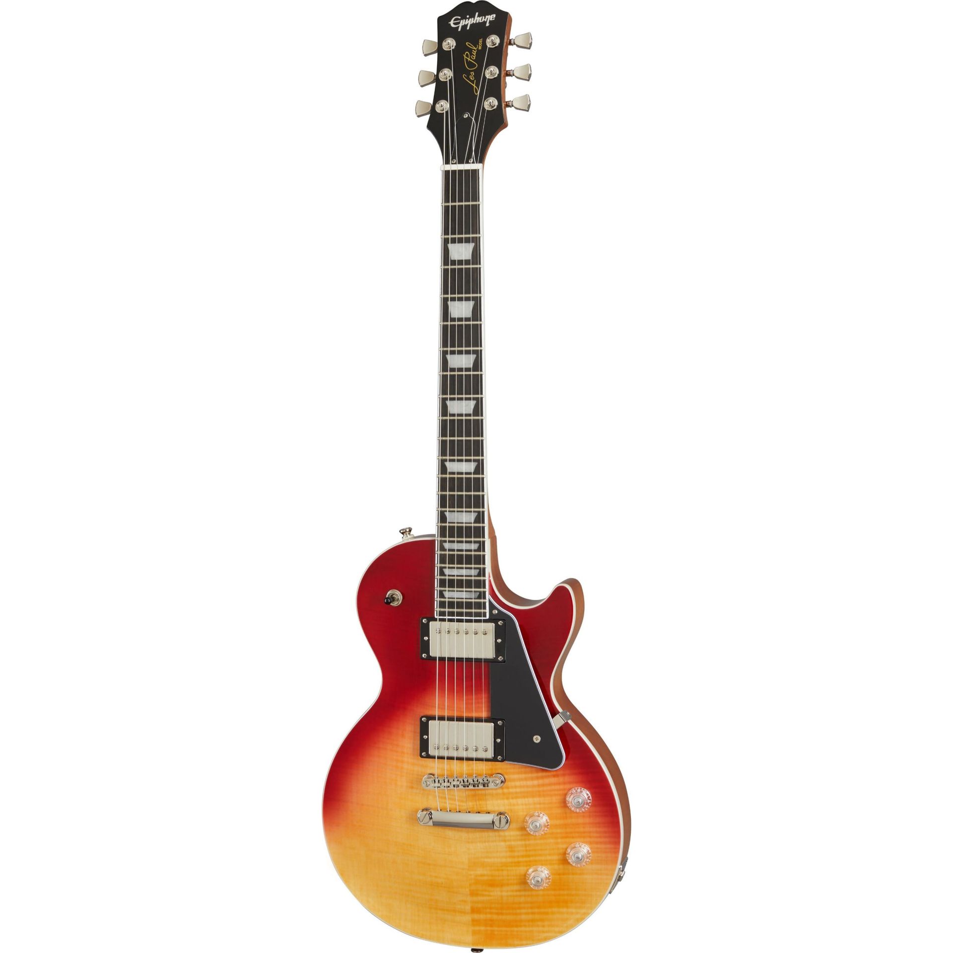 Epiphone Les Paul Modern Figured Elektro Gitar (Magma Orange Fade)