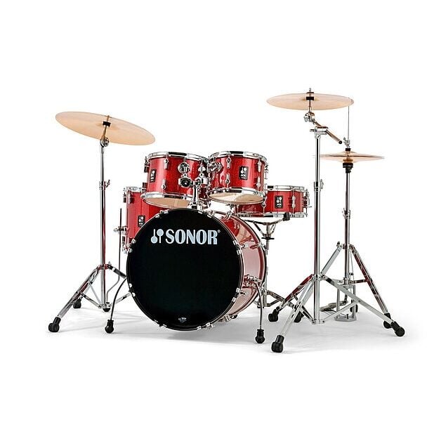 Sonor AQX Studio 20'' Akustik Davul Seti (Red Moon Sparkle)