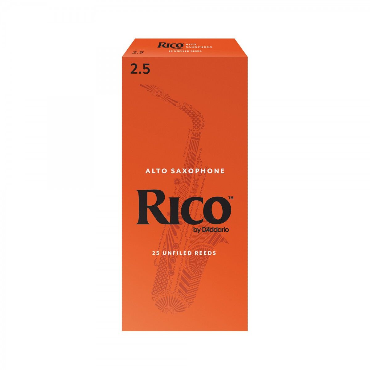 D'Addario Woodwinds Rico RJA2525 Alto Saksafon Kamışı (25 li) No:2.5