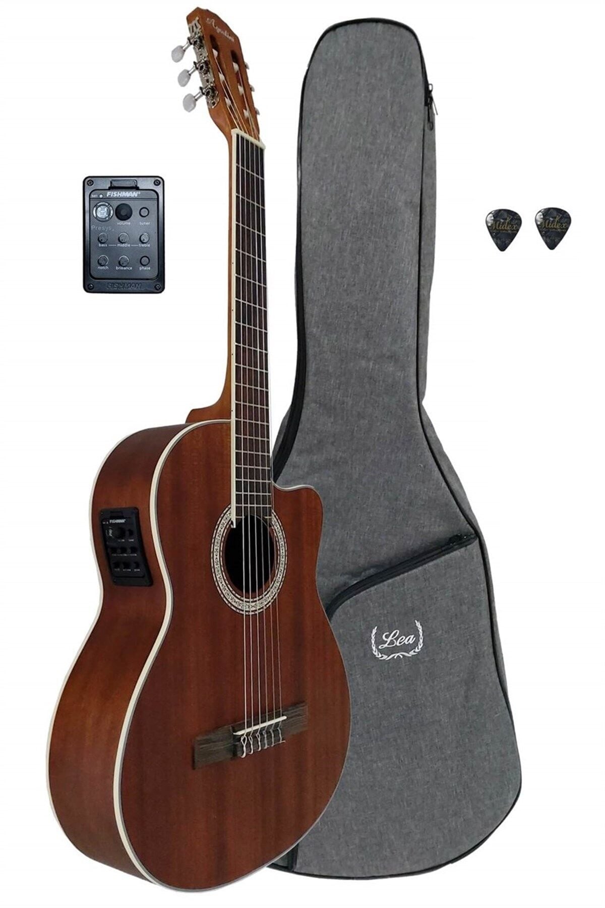 Agostini HG400P Elektro Klasik Gitar