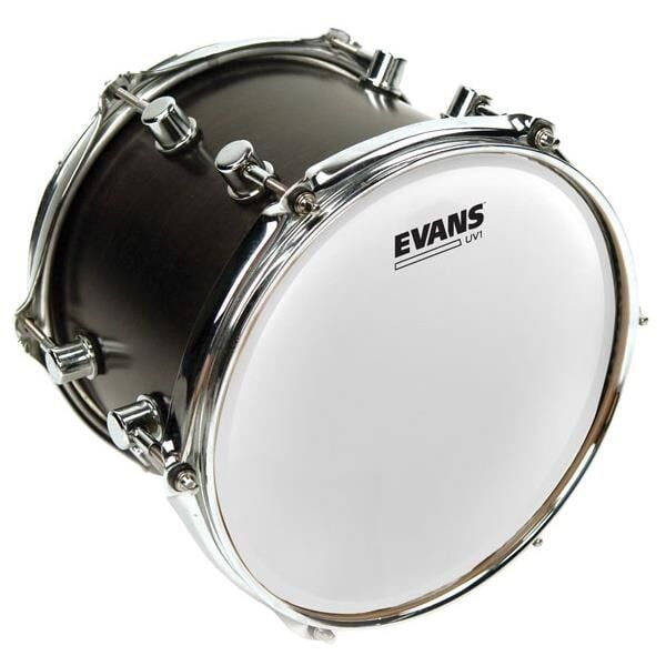 EVANS B12UV1 12'' DERİ TOM VE TRAMPET KUMLU BEYAZ TEK KAT