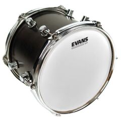EVANS B12UV1 12'' DERİ TOM VE TRAMPET KUMLU BEYAZ TEK KAT