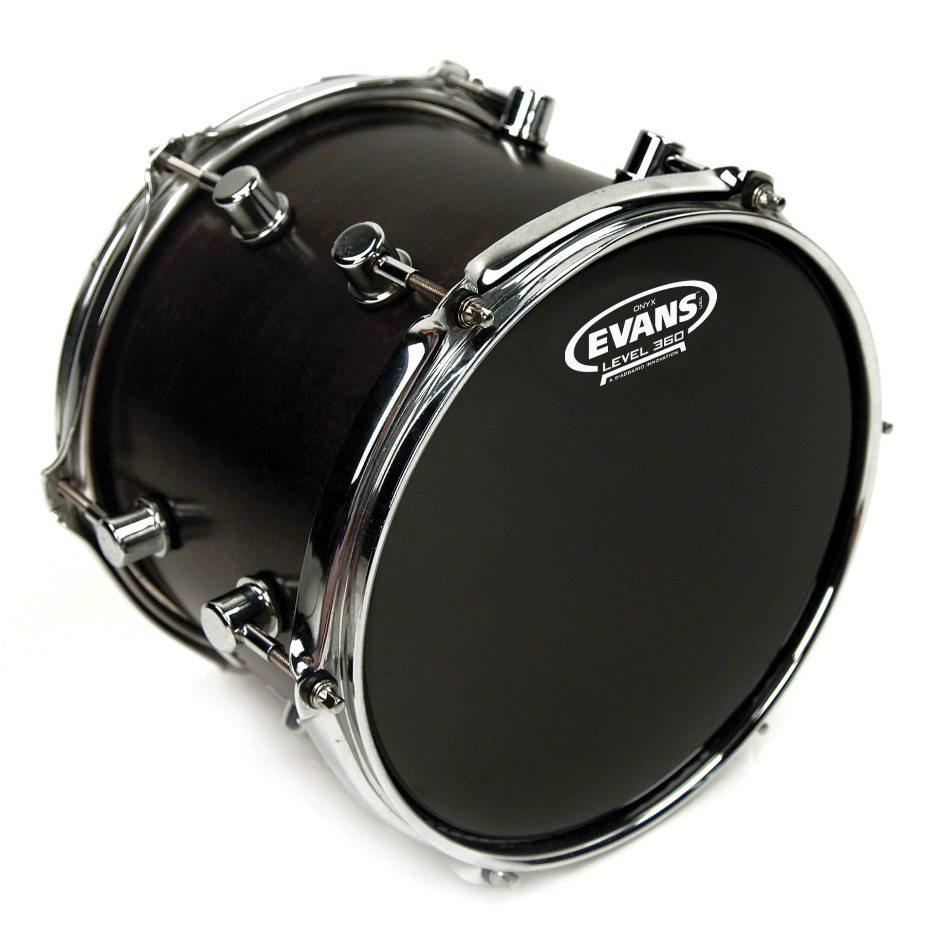 EVANS B12ONX2 12'' DERİ TOM VE TRAMPET KUMLU SİYAH ÇİFT KAT