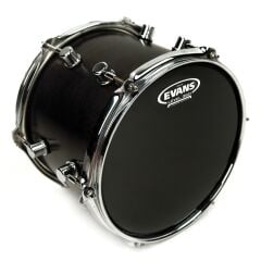 EVANS B12ONX2 12'' DERİ TOM VE TRAMPET KUMLU SİYAH ÇİFT KAT