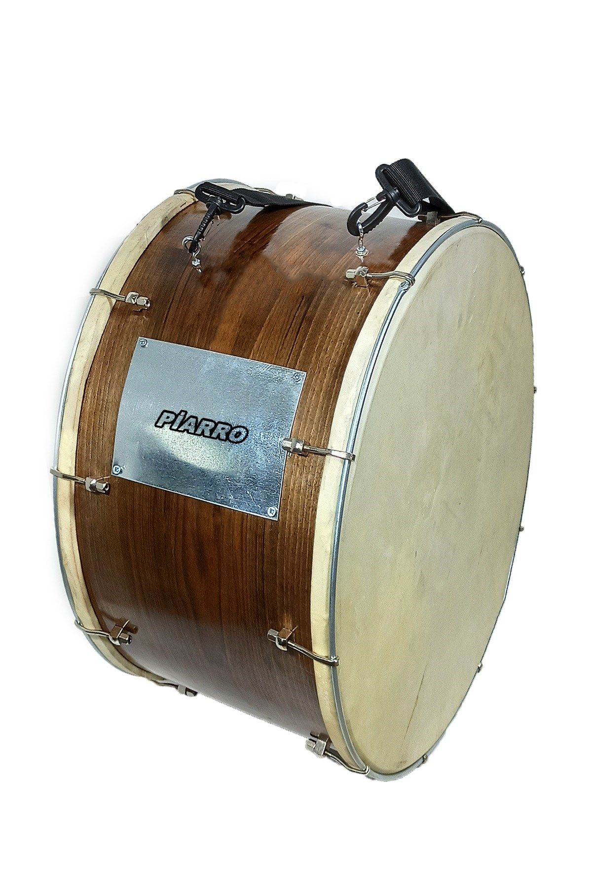 Piarro Profosyonel Hayvani Deri Ceviz Davul Ayarlı 46cm
