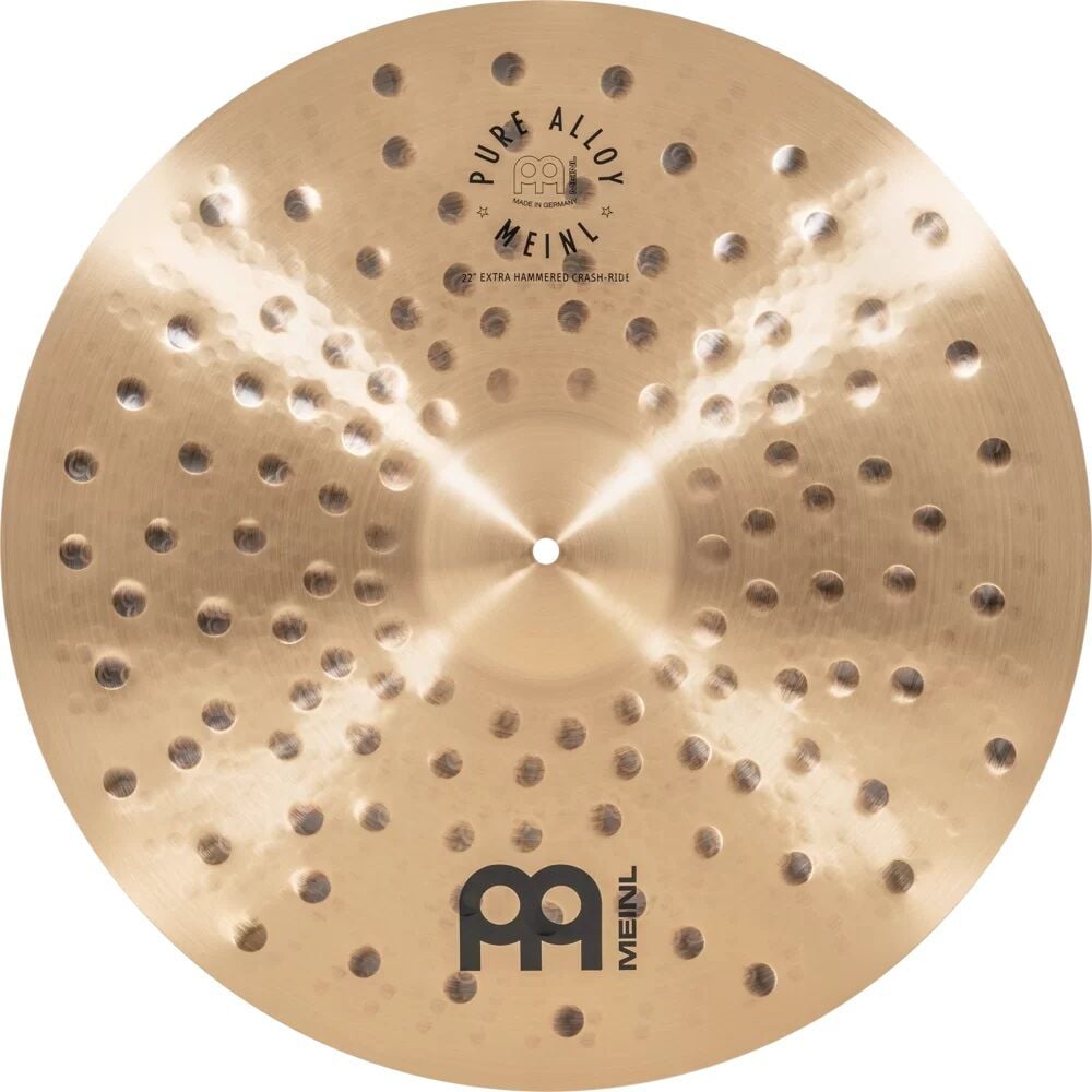 Meinl 22'' Pure Alloy Extra Hammered Traditional Crash/Ride Zil