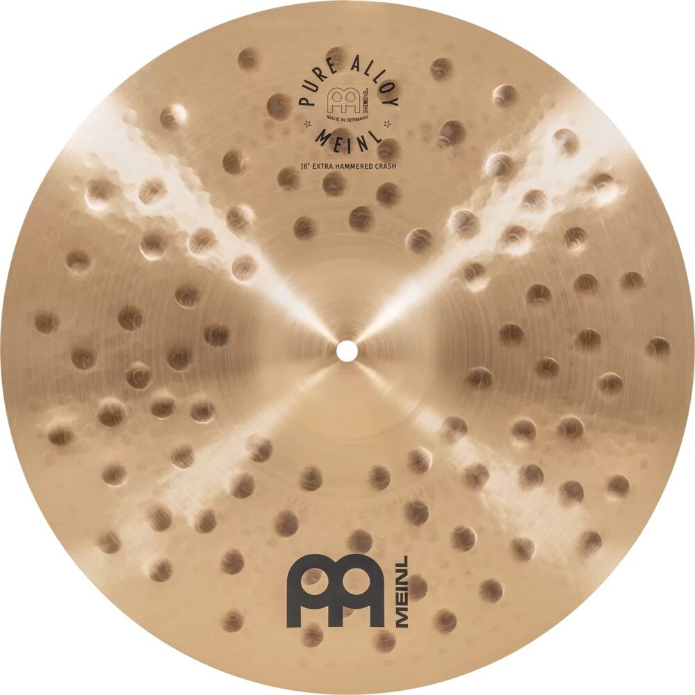 Meinl 18'' Pure Alloy Extra Hammered Traditional Crash Zil