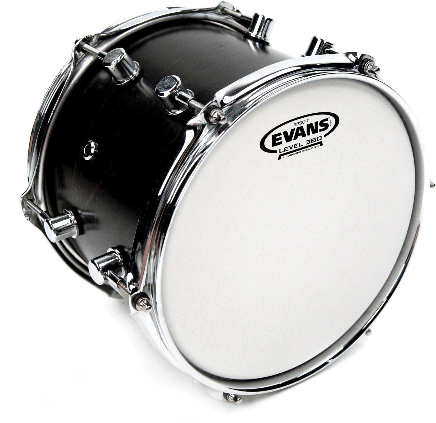 EVANS B10RES7 10'' DERİ RESO7 TOM ALT KUMLU BEYAZ TEK KAT (7 MİL)