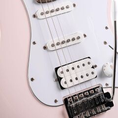 CORT G200PPK ELEKTRO GİTAR, PASTEL PEMBE, POWER SOUND (H-S-S)