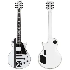 ESP LTD James Hetfield Signature Iron Cross Snow White Solak Elektro Gitar