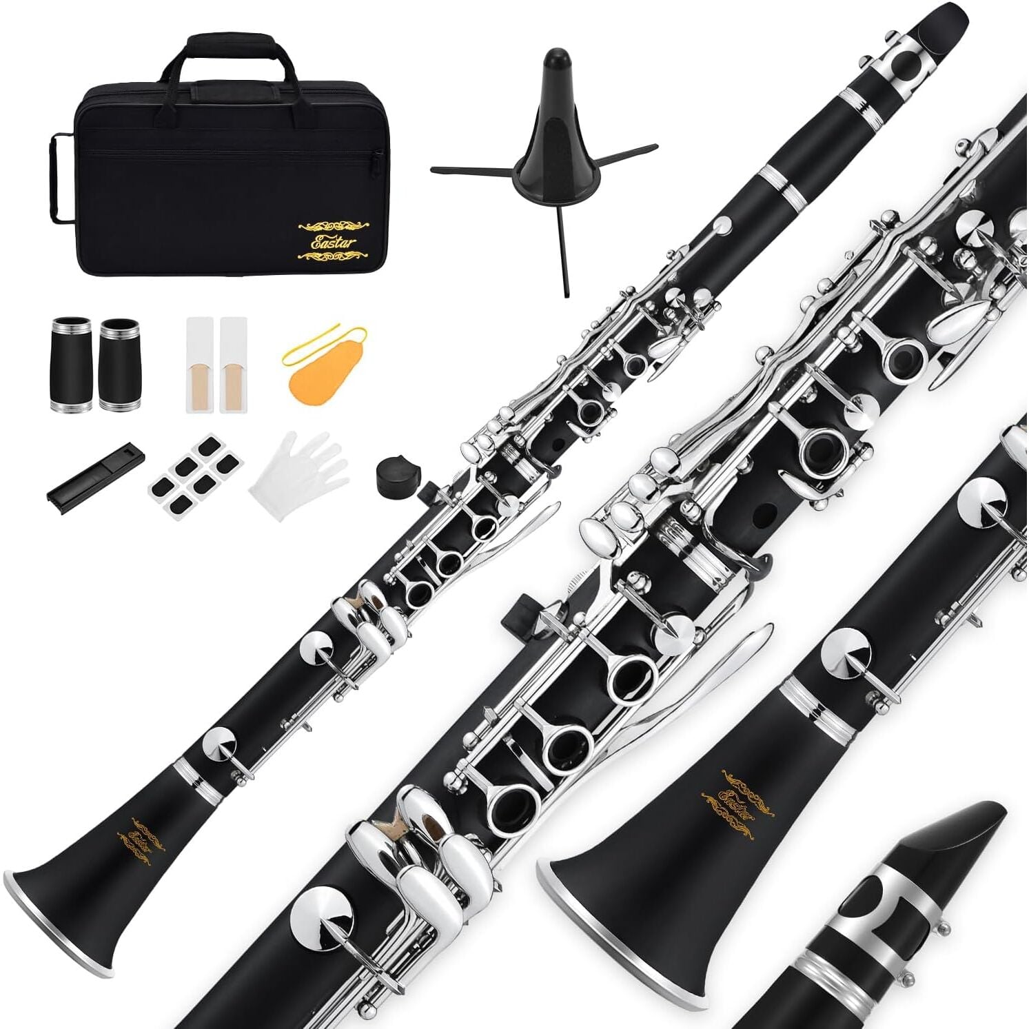 Eastar ECL-300 Black Ebonite Si Bemol Klarnet