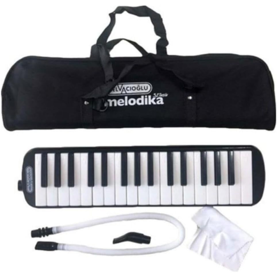 Helvacıoğlu 32 Tuşlu Melodika (Siyah)