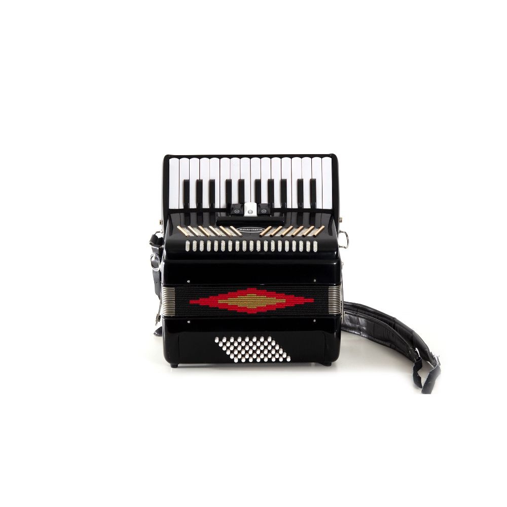 Brahner 34K72B Akordiyon (Siyah)