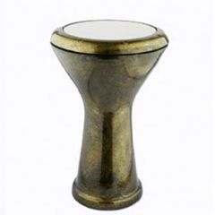 Boyalı Döküm Darbuka Kahverengi