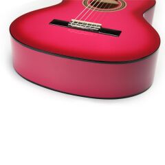 VALENCIA VC104TPKS KLASİK GİTAR, 4/4, PEMBE SUNBURST, SAP ÇELİKLİ