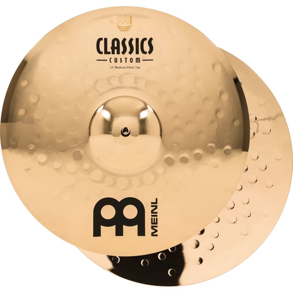 Meinl CC14MH-B Classics Custom 14'' Medium Brilliant Hihat Zil (Çift)