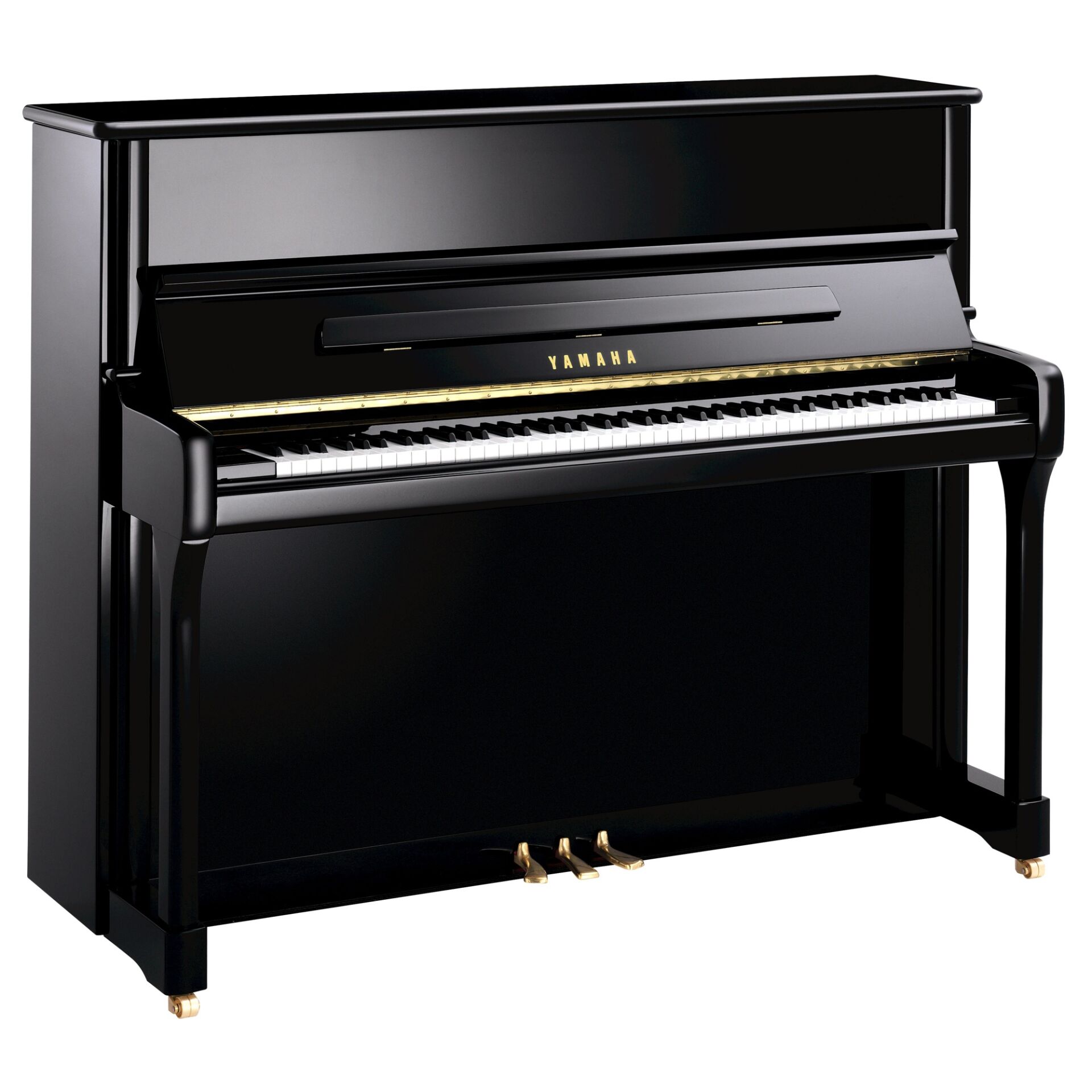 Yamaha P124 PE Akustik Piyano (Parlak Siyah)