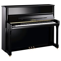 Yamaha P124 PE Akustik Piyano (Parlak Siyah)