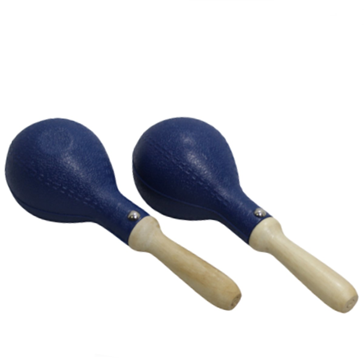 Tahta Saplı Plastik Marakas Lacivert