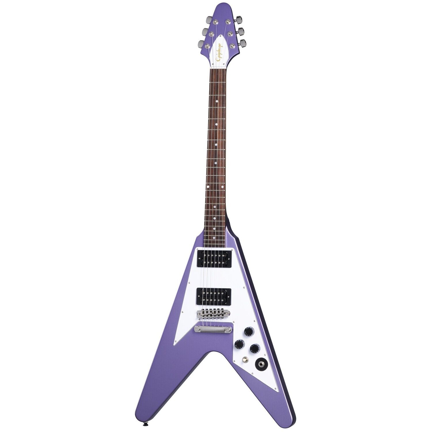 Epiphone Kirk Hammett 1979 Flying V Elektro Gitar (Purple Metallic)