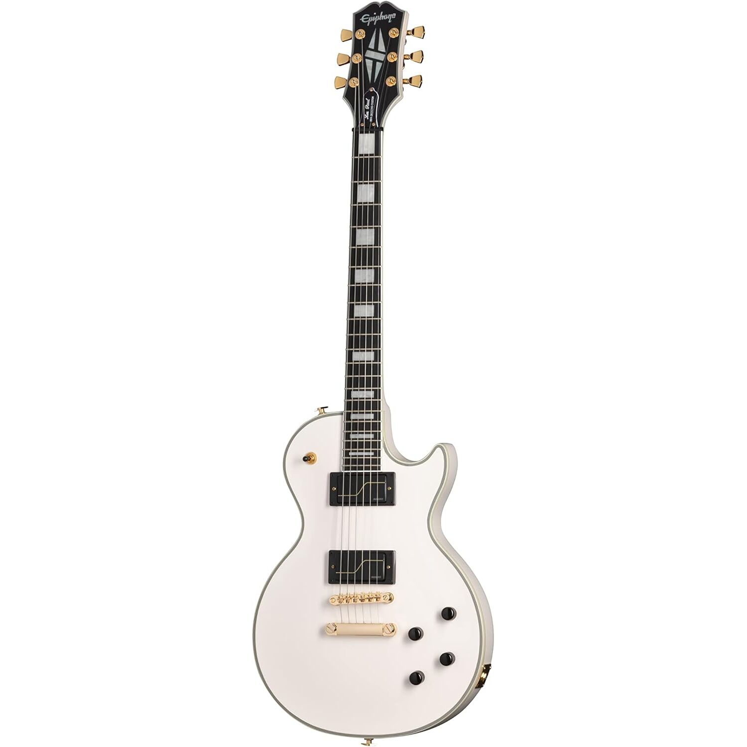 Epiphone Matt Heafy Les Paul Custom Origins Elektro Gitar (Bone White)